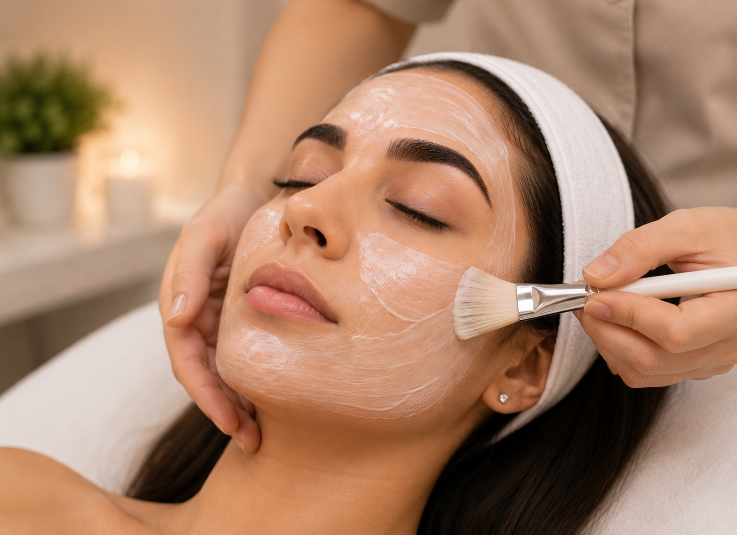 Real customized facial result at Elegant Brows and Beauty in Lutz