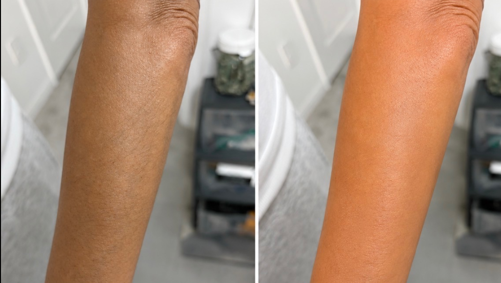 Real client hand waxing result